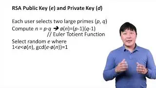 RSA Key Setup - Asymmetric Cryptography and Key Management