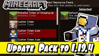 Minecraft Update Texture Pack to 1.19.4