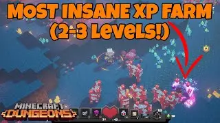 Minecraft Dungeons: INSANE XP FARM! (2-3 levels per run!)
