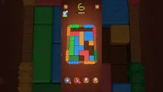 Fast Puzzle Solve in Wood Block Jam #quicksolve #blockfun #gamingshorts