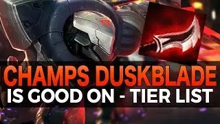 Champions Duskblade Of Draktharr Is Good On - Tier List - League of Legends