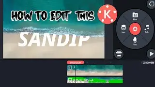 TEXT UNDER SEA WAVE TRANSITION // KINEMASTER // BONG THINKING