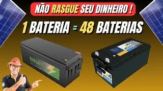 1🔋 24v 200Ah LIFEPO4 Battery Replaces 48 234Ah Stationary Solar Batteries over 16 years!