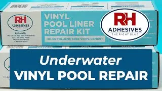 Underwater Pool Liner Repair using RH Adhesive's Vinyl Pool Liner Repair Kit with HH-66 Vinyl Cement