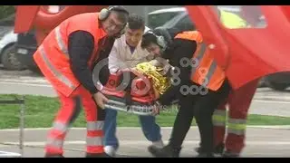 Ora News - Aksidenti n&euml; Skrapar, nx&euml;n&euml;sja e plagosur sillet n&euml; Spitalin e Tramu&euml;s n&euml; Tiran&euml;