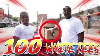I BOUGHT 100 WHITE TEE'S