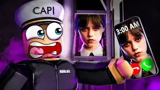 DONT CALL WEDNESDAY ADDAMS AT 3AM IN ROBLOX