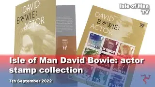 Isle of Man David Bowie: actor stamp collection