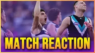 REACTION | Geelong v Port Adelaide | Round 21 | AFL 2025