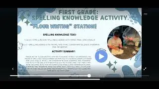 Literacy station project presentation