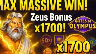 #MAX WIN bonus buy slots🎰 ON GATES OF OLYMPUS INSANE MAX WIN x1700 | My BIGGEST WIN massive win 🔥🔥