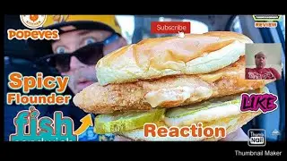 Reaction to Popeyes&reg; Spicy Flounder Fish Sandwich Review! ⚜️🐟🥪 | BACK in 2025 & MAYBE The BEST!