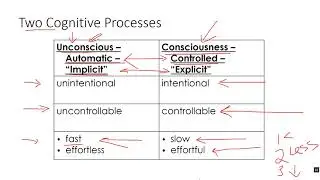 The two cognitive systems