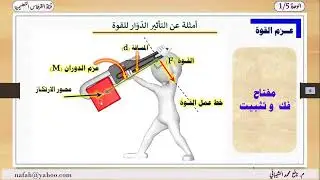 الفيزياء للسنة الأولى ثانوي - ليبيا - الوحدة 5 - الجزء الأول (عزم القوة - أنواع العزوم)