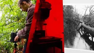 A rainy photograph, from Location to Darkroom to Print on 4x5 Large Format