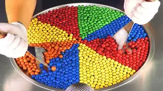 ASMR - m&m's Ice Cream Rolls | relaxing Tingles with tapping & scratching - fast & aggressive ASMR