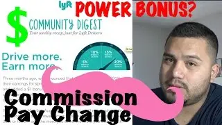 Lyft Driver August 2014 | UPDATE- Commission/Pay Change-Power Driver Bonus