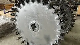 Plastic SPC PVC WPC rotor blade Pulverizer grinding miller powder making machine parts for sale