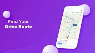 GPS Map Navigation Traffic Finder App