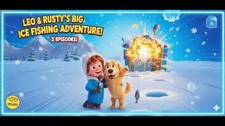 Leo & Rusty's Big Ice Fishing Adventure! 2 Episodes Back-to-Back