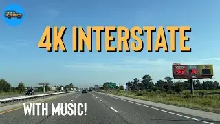 Interstate Drive through Indianapolis, Indiana - 4K Dashcam ￼