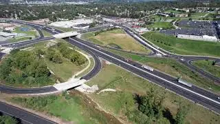 I-83 at Mt Rose Avenue York, PA (4k Video)