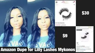 Dupe for Lilly Lashes Mykonos