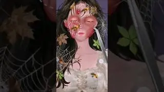 Extereme Fantasy Elf Transformation ASMR Animation |From Dark To Green Beauty #asmr #shorts 🧚🏻&zwj;♀️✨