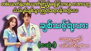 တစ်ယောက်နဲ့တစ်ယောက်ကြည့်မရခြင်းကနေတအားတွေသဲသဲလှုပ်ချစ်သွားကြတဲ့ဆရာဝန်စုံတွဲလေး စဆုံး