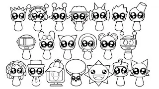 Colorful Cute Characters Collection | Adorable Kawaii Faces Compilation