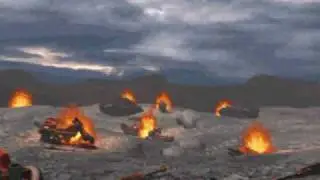 Warhammer Epic 40000 Final Liberation SCENE14B destroyed ork war machines