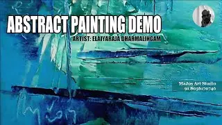 Abstract Painting Tutorial | Color Harmony | Acrylics | MaJos Art Studio