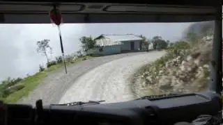 Skilled truck driver - driving on the edge!