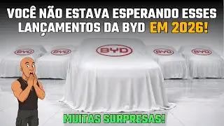 BYD Revela Seus Lan&ccedil;amentos para 2026 e Choca o Mercado! Vai comprar algum desses?