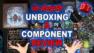 Nemesis: Retaliation | Sci-Fi Survival Horror Board Game DETAILED UNBOXING & COMPONENT REVIEW