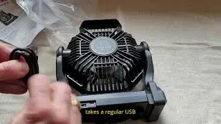 Conbola Portable Rechargeable Fan Review | GREAT for emergencies, camping and travel