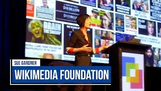 Sue Gardner 📰 on Democracy ☑️ at CHI 2018 in Montreal Canada