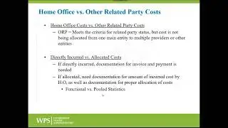 Home Office Costs and Allocation
