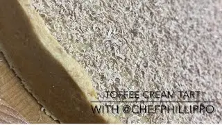 Toffee cream tart