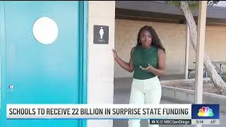 CA schools to receive $22B in surprise state funding