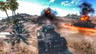 Battlefield V - Staghound T17E1 Tank Perfect Match (No Death)