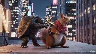 Ninja Tortoise vs Enemy Squirrel | Indian Brain rot