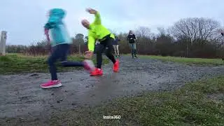 Cheering on the runners during my 200th parkrun volunteer.