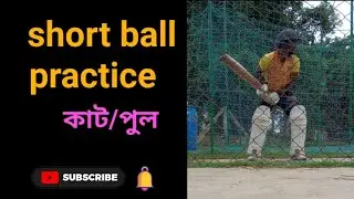 শর্ট বল প্র্যাকটিস || Short Ball Practice || CUT/PULL