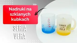 Jak stworzyć efektowny nadruk sublimacyjny na szklanych kubkach | Seria VERA | GRAWERTON