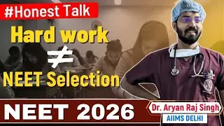 Stop Studying 12 Hours a Day for NEET‼️ (It’s Hurting You🥺)#neetug 