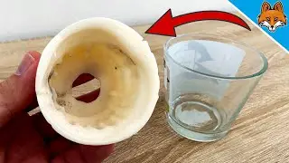 Удалите воск со стакана с помощью ПРОСТОГО трюка 💥 (ГЕНИАЛЬНО) 🤯
