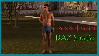 Posing in the Park Live 4k Daz Studio working with Bone Minion