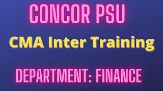 #19 CMA Intermediate Qualified at Container Corporation of India Limited (CONCOR)