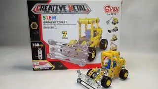 About Unboxing Creative Metal Construction Building Model-7||@favoritehobbiestutorial